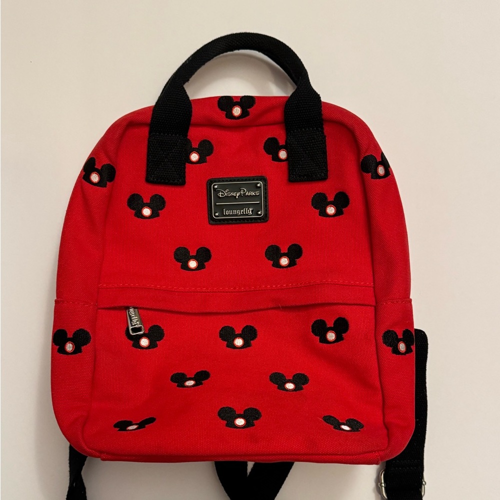 Disney Loungefly Canvas Mouseketeer Backpack